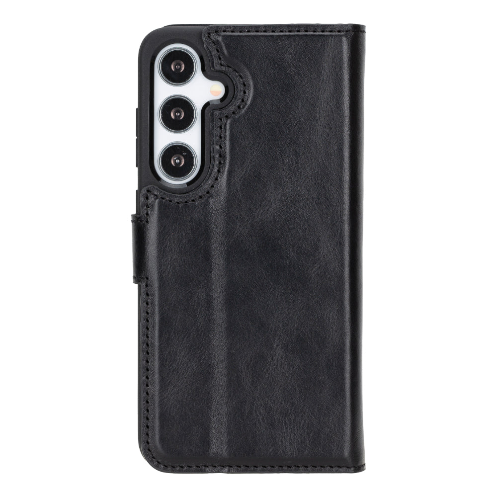 Leather Samsung Galaxy S25 Plus Detachable Wallet Case