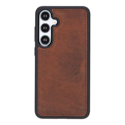 Leather Samsung Galaxy S25 Plus Detachable Wallet Case