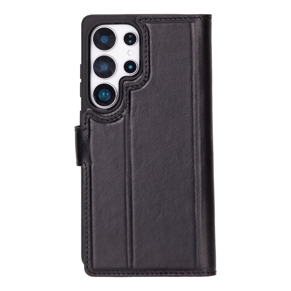Leather Samsung Galaxy S25 Ultra Detachable Wallet Case
