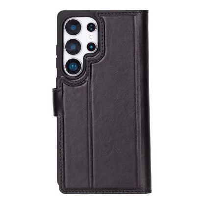Leather Samsung Galaxy S25 Ultra Detachable Wallet Case