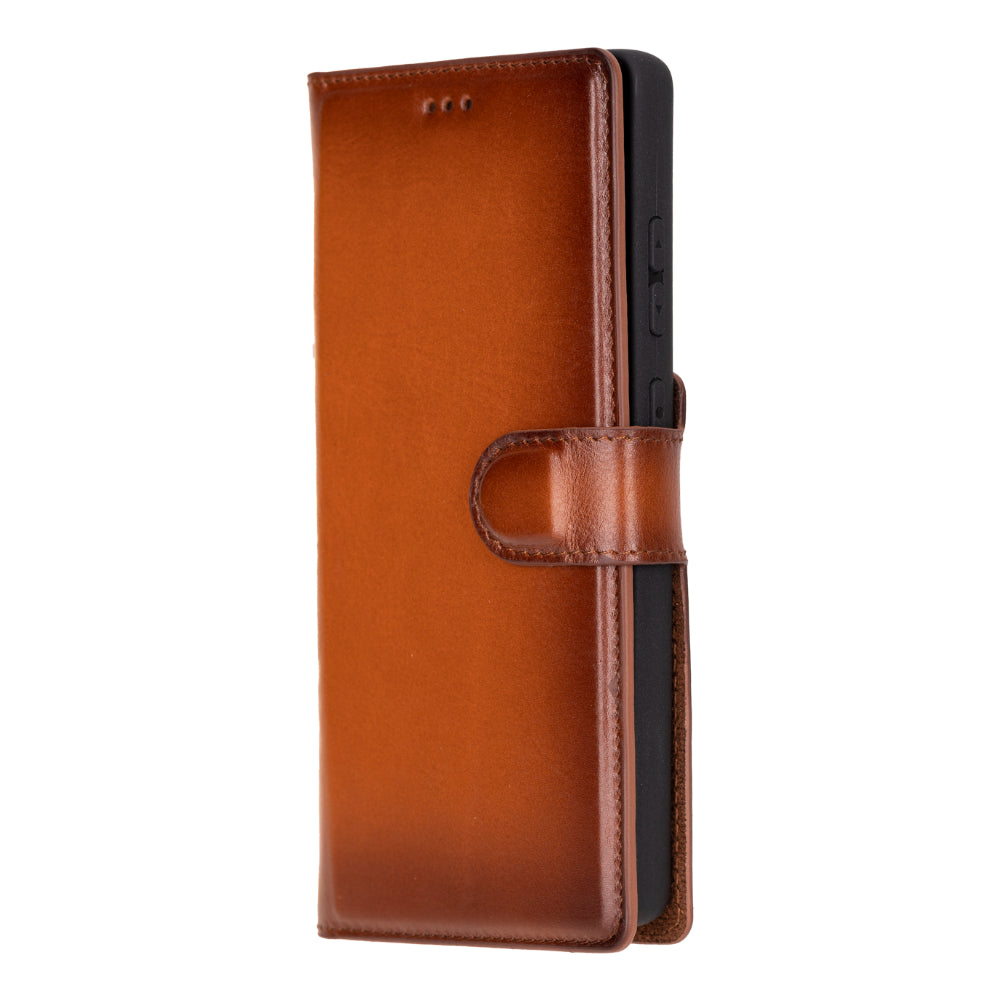 Leather Samsung Galaxy S25 Ultra Detachable Wallet Case