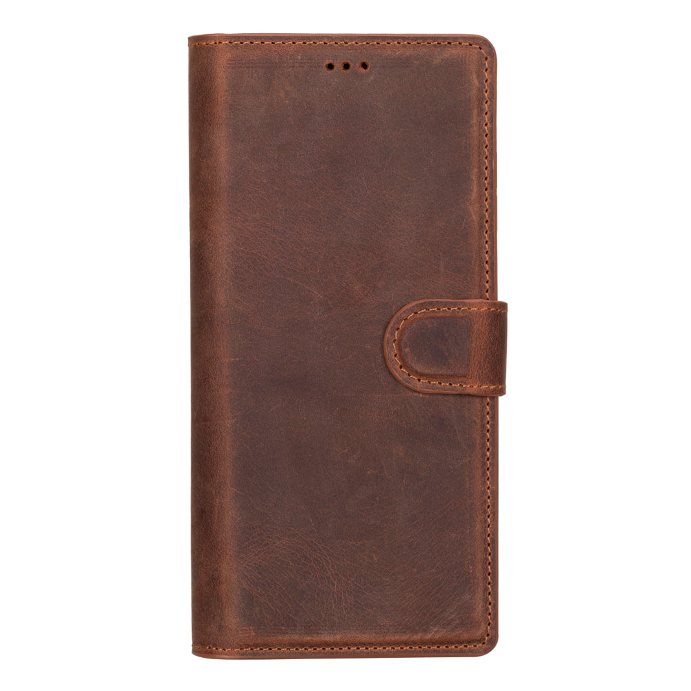 Leather Samsung Galaxy S25 Ultra Detachable Wallet Case