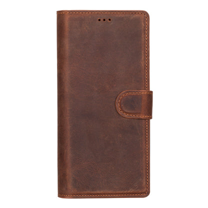 Leather Samsung Galaxy S25 Ultra Detachable Wallet Case