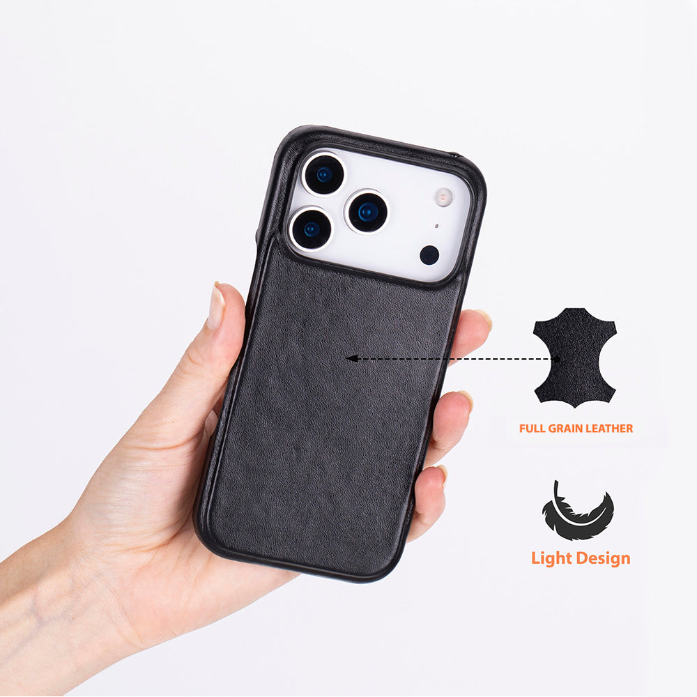 Leather Slim Jacket iPhone 17 Pro Case