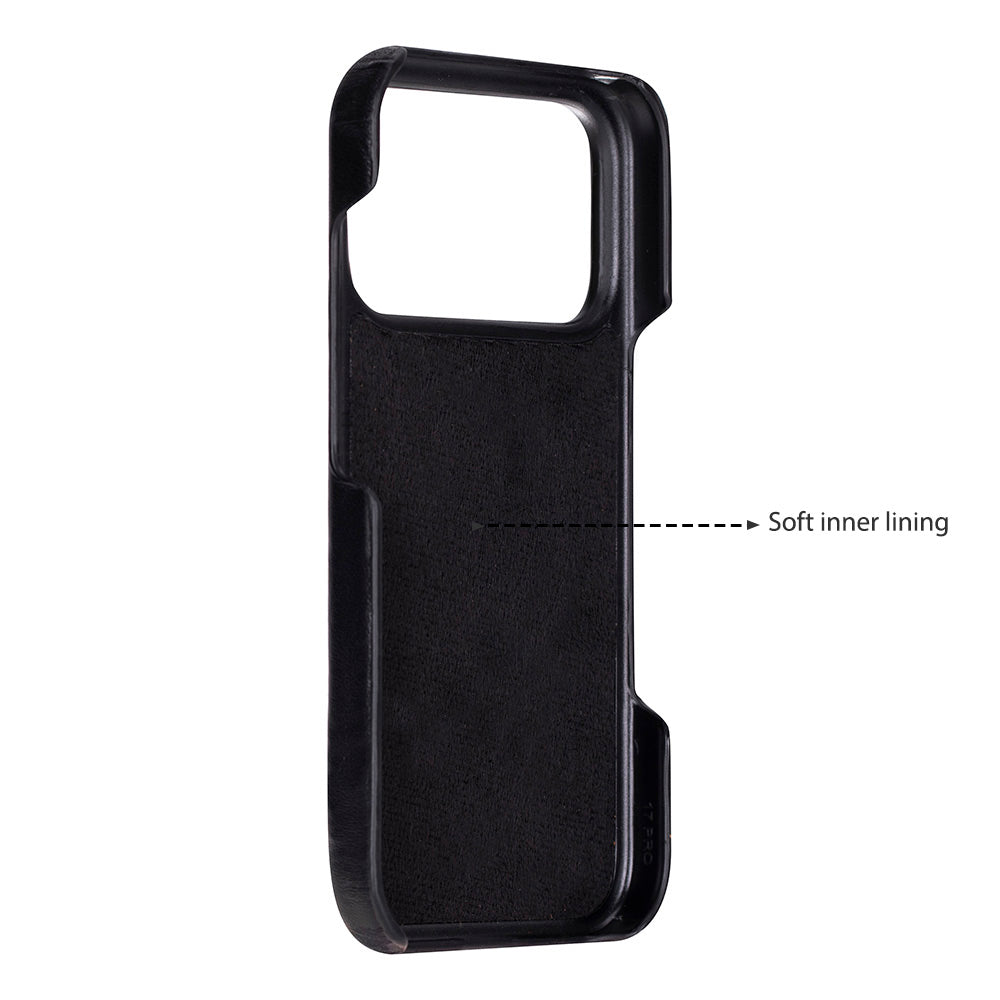 Leather Slim Jacket iPhone 17 Pro Case
