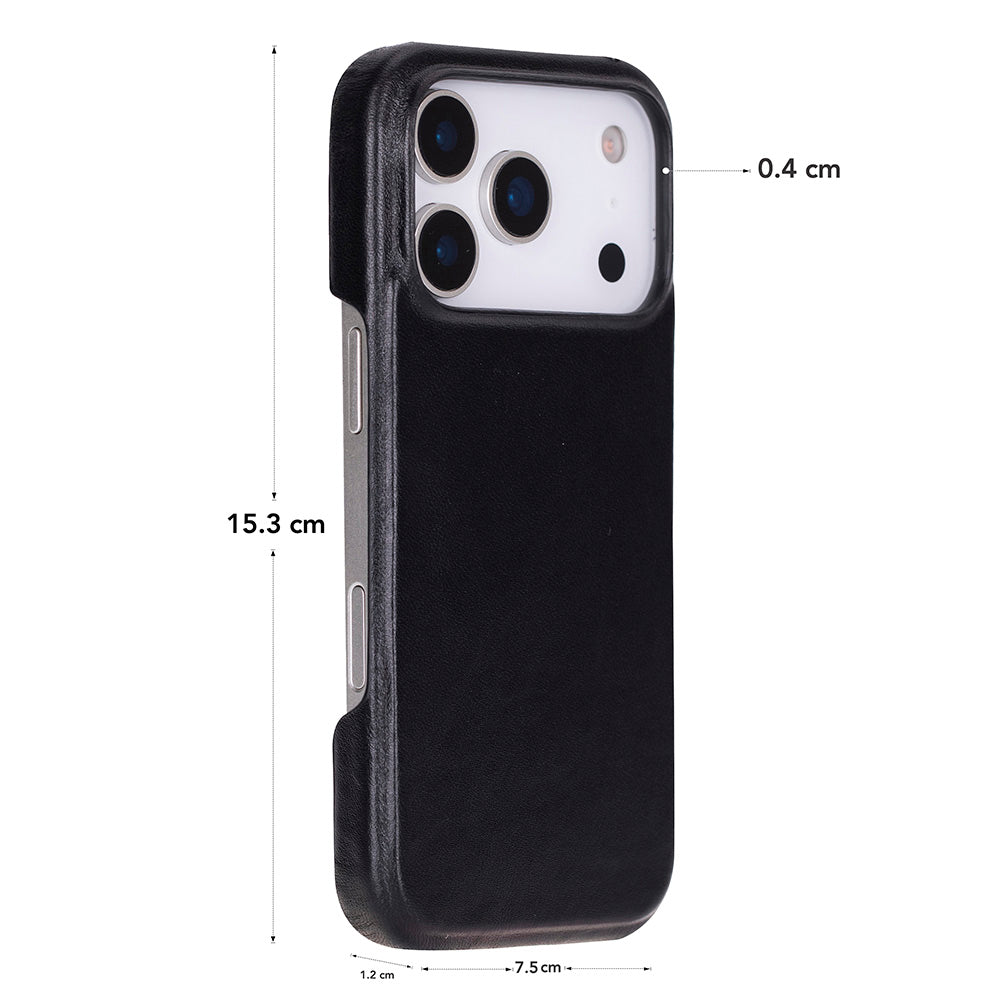 Leather Slim Jacket iPhone 17 Pro Case