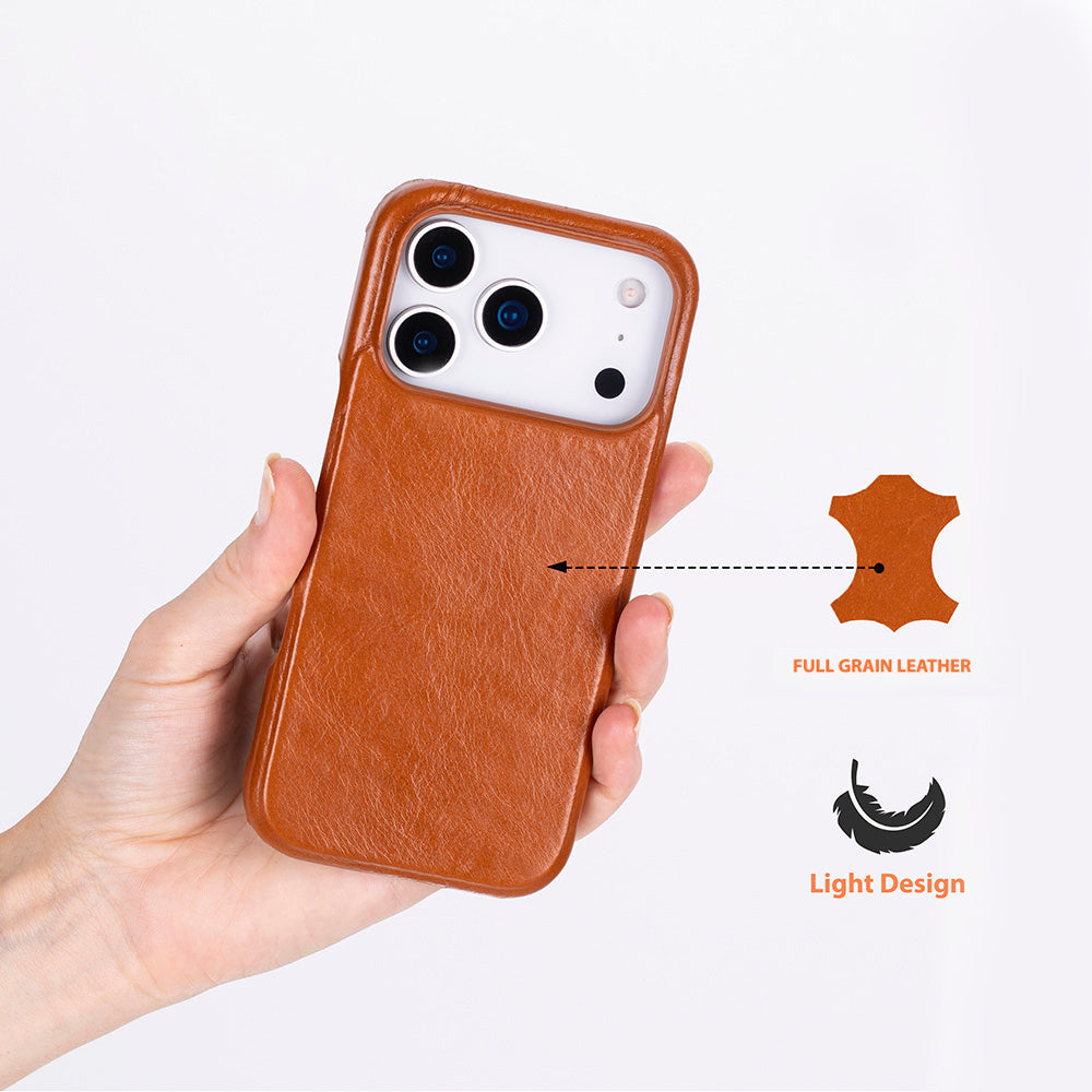 Leather Slim Jacket iPhone 17 Pro Case
