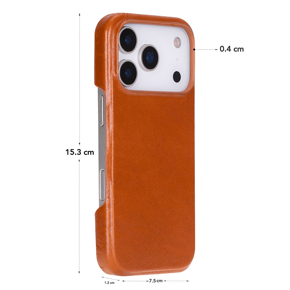 Leather Slim Jacket iPhone 17 Pro Case