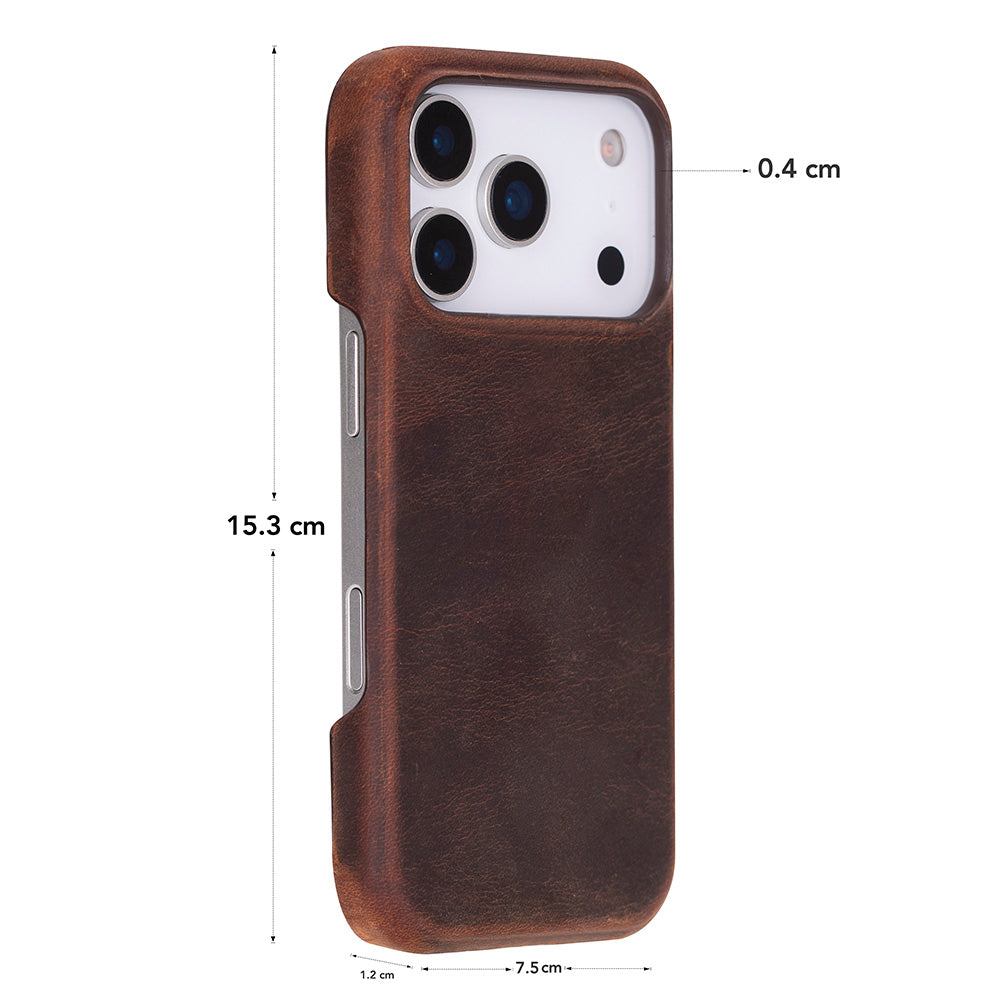 Leather Slim Jacket iPhone 17 Pro Case