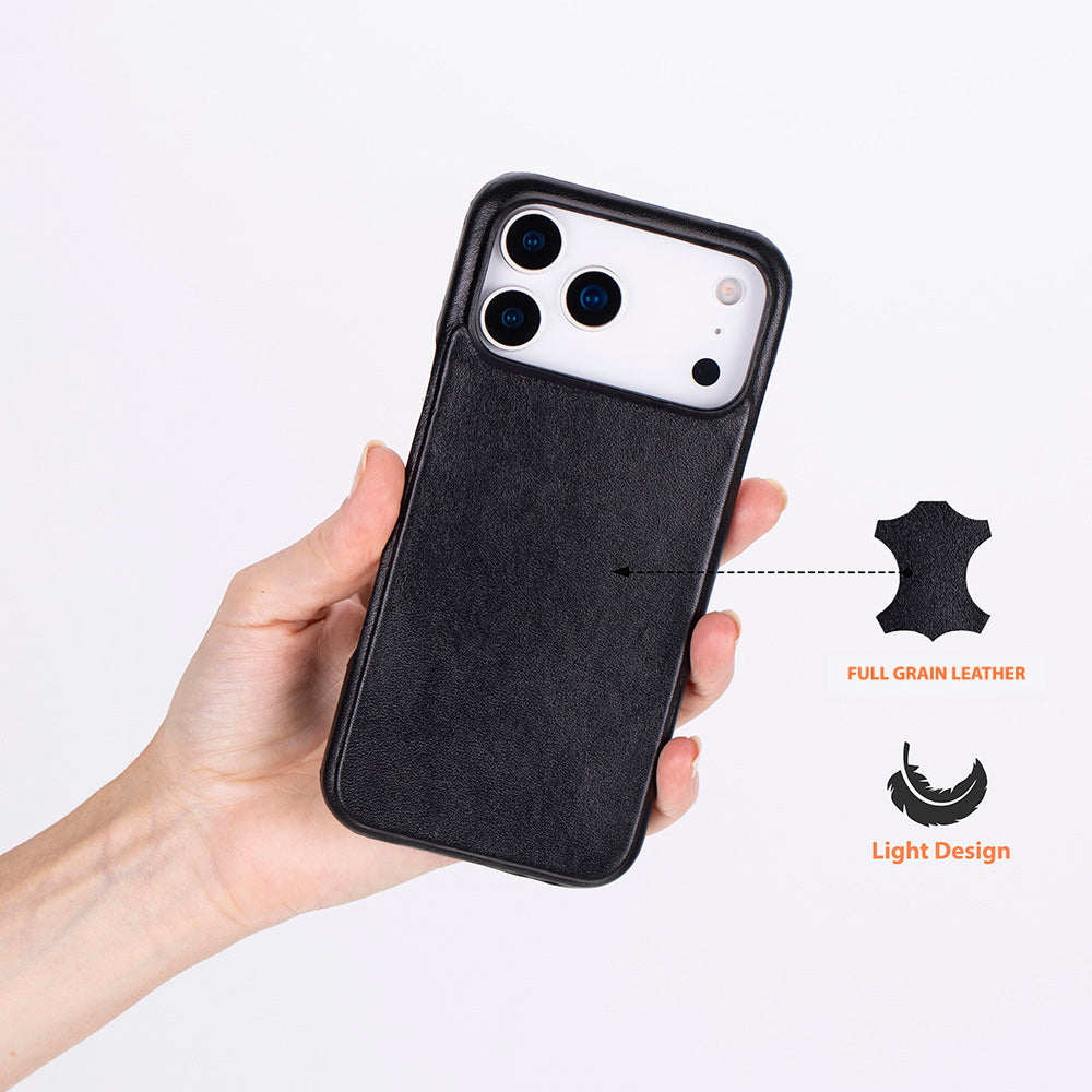 Leather Slim Jacket iPhone 17 Pro Max Case