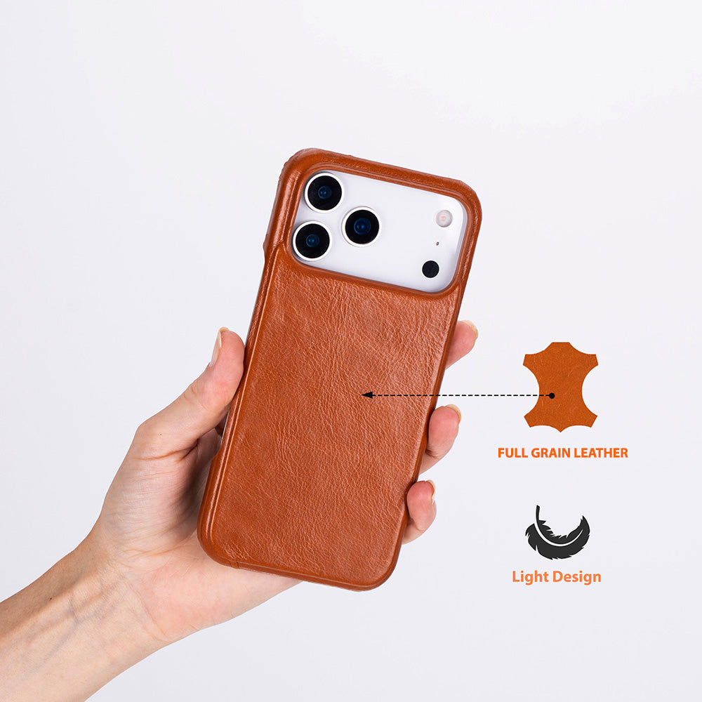 Leather Slim Jacket iPhone 17 Pro Max Case