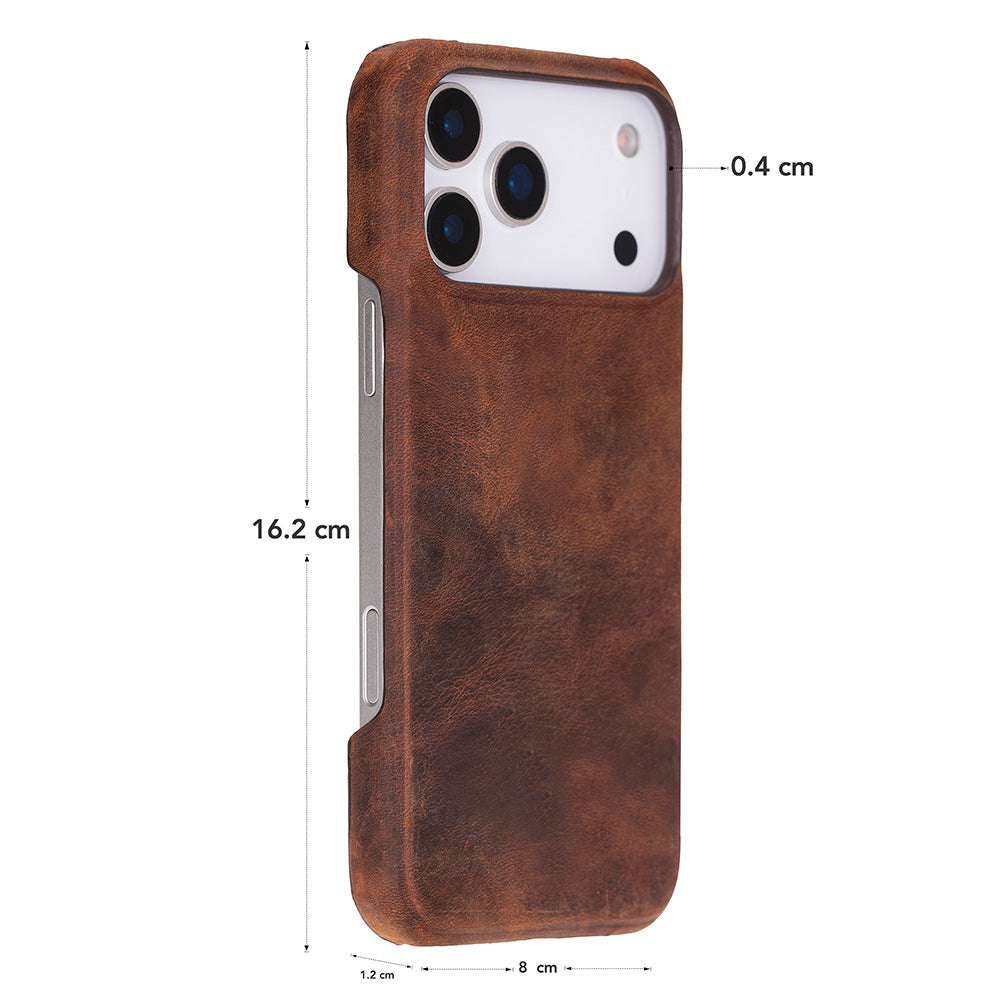 Leather Slim Jacket iPhone 17 Pro Max Case