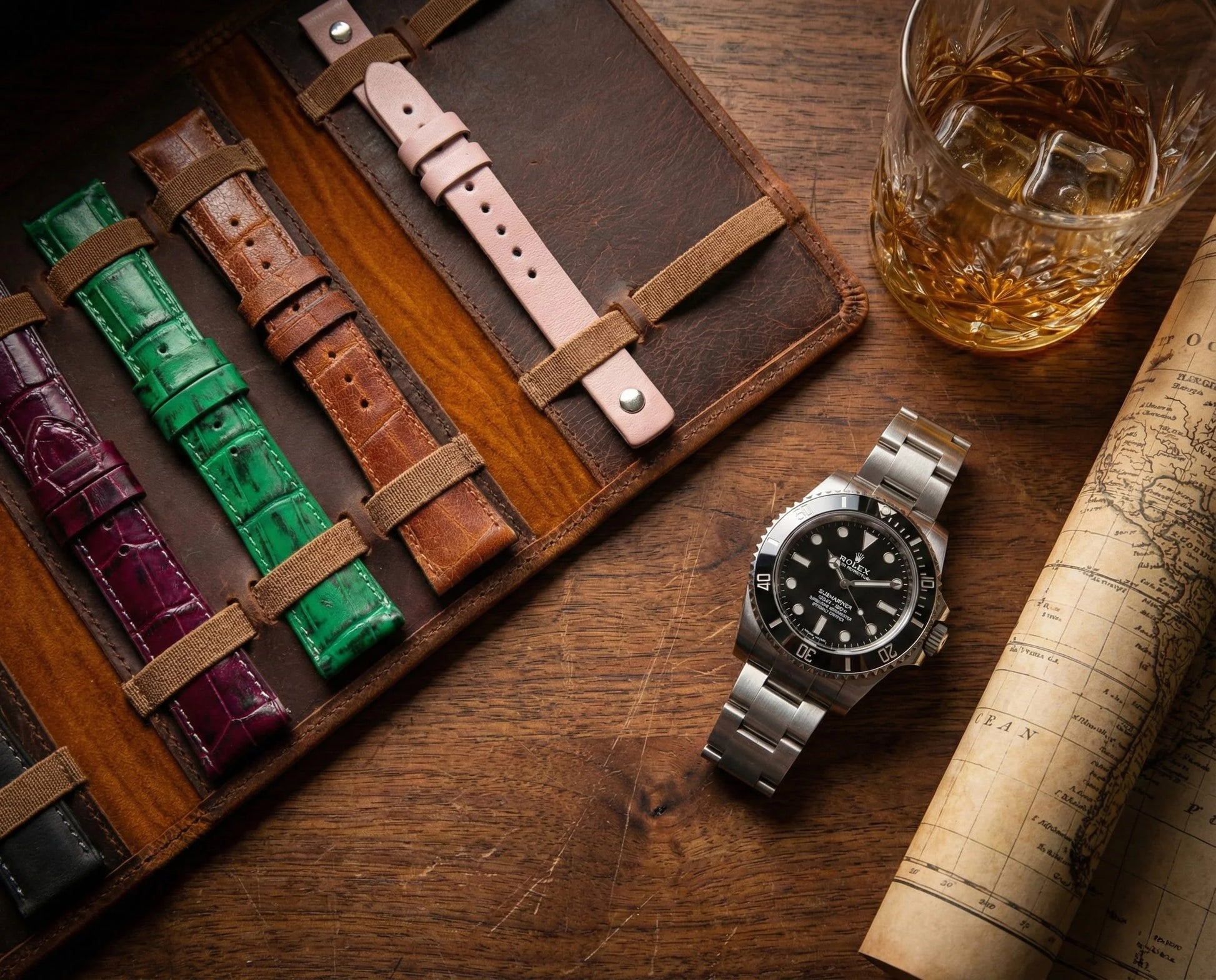 Leather Watch Band Organizer