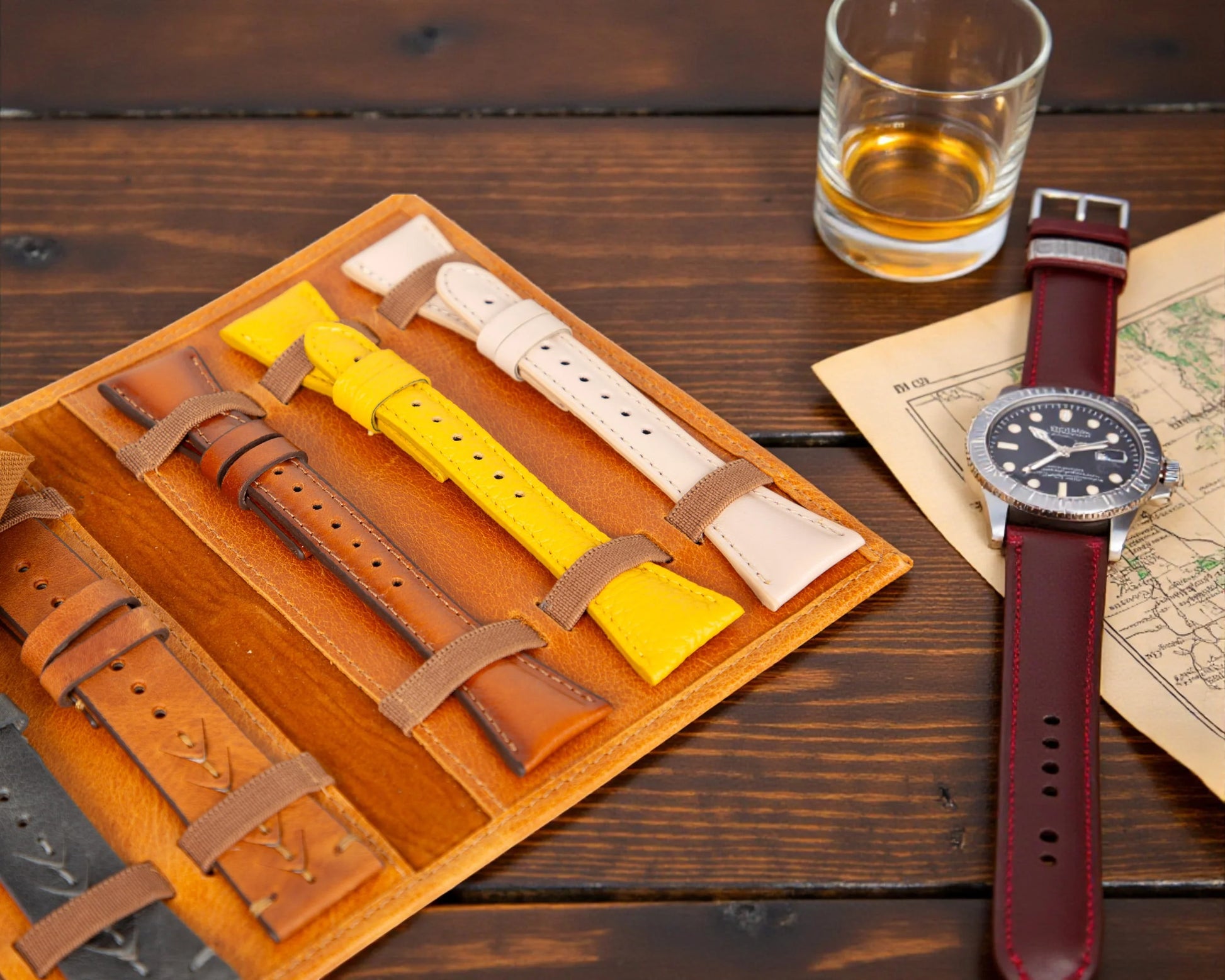 Leather Watch Band Organizer
