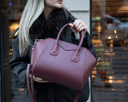 Leather Women's Bag, Medium