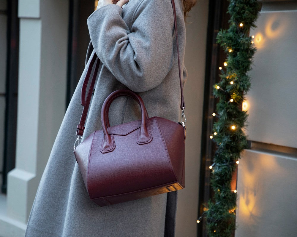 Leather Women's Bag, Medium