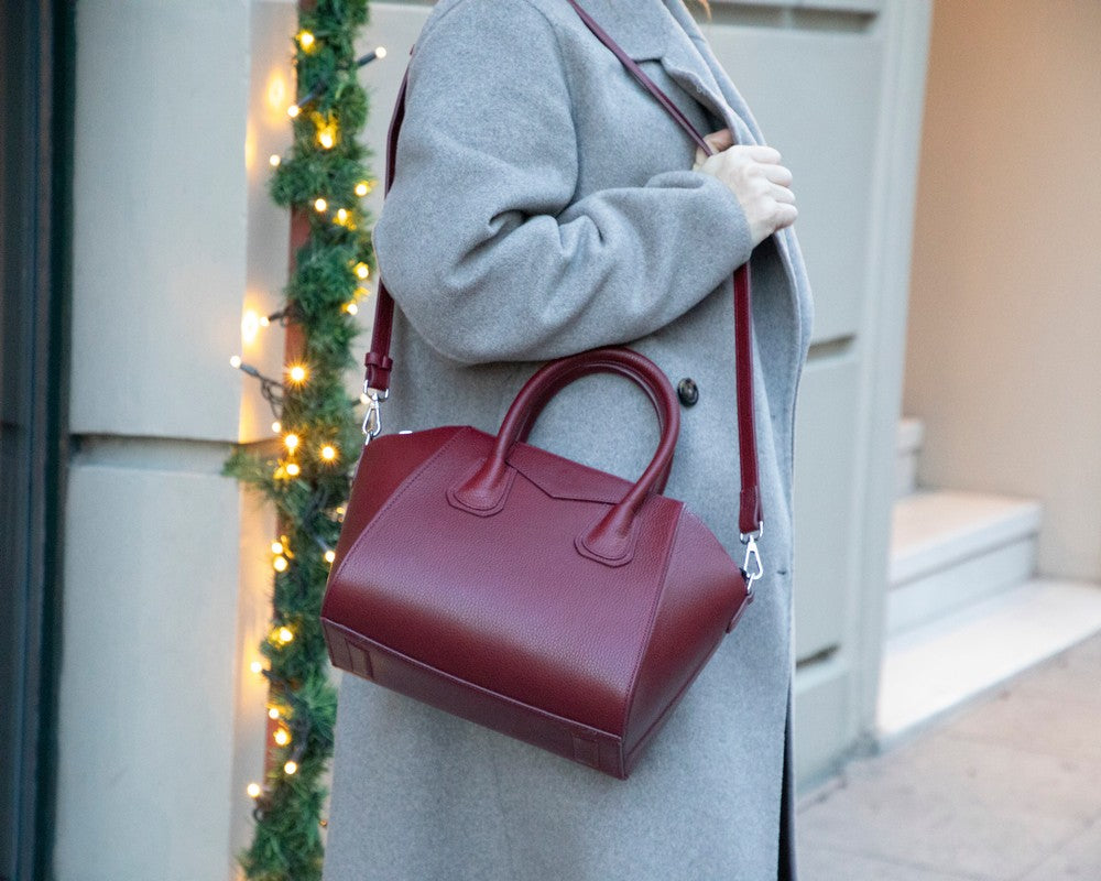 Leather Women's Bag, Medium