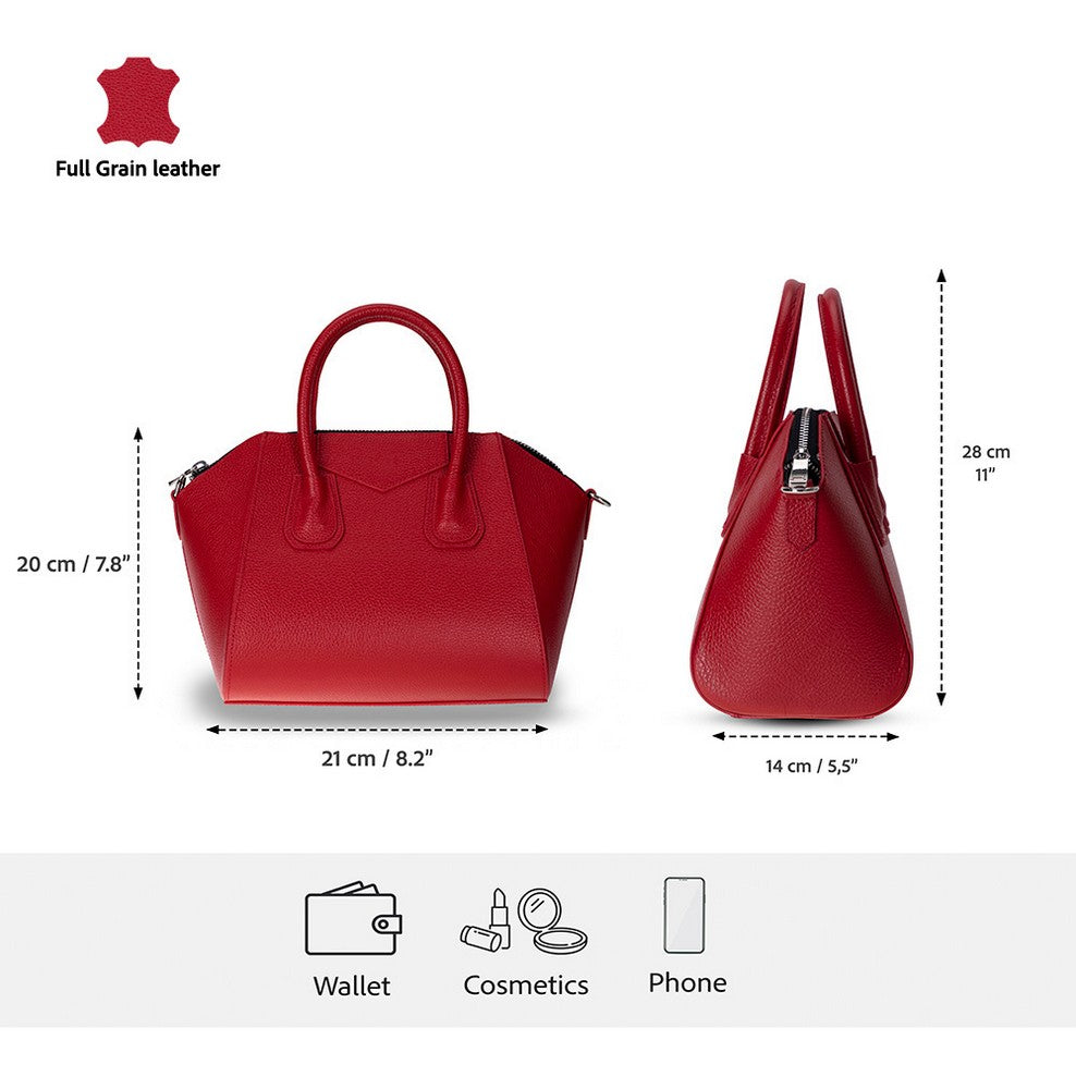 Leather Women's Bag, Small