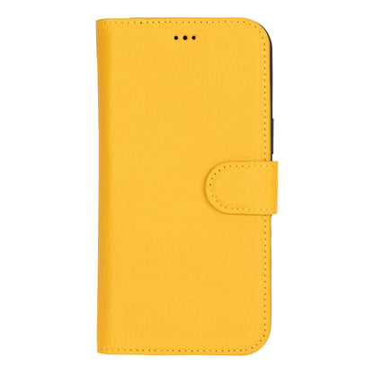 Leather iPhone 16-Detachable Wallet Case