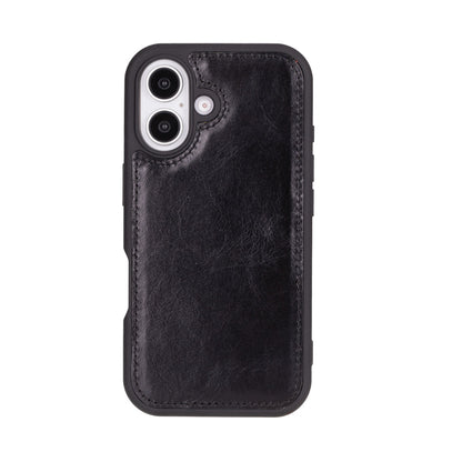 Leather iPhone 16-Detachable Wallet Case