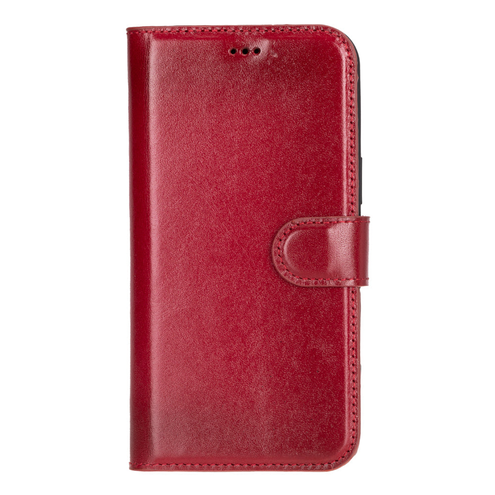 Leather iPhone 16-Plus Detachable Wallet Case