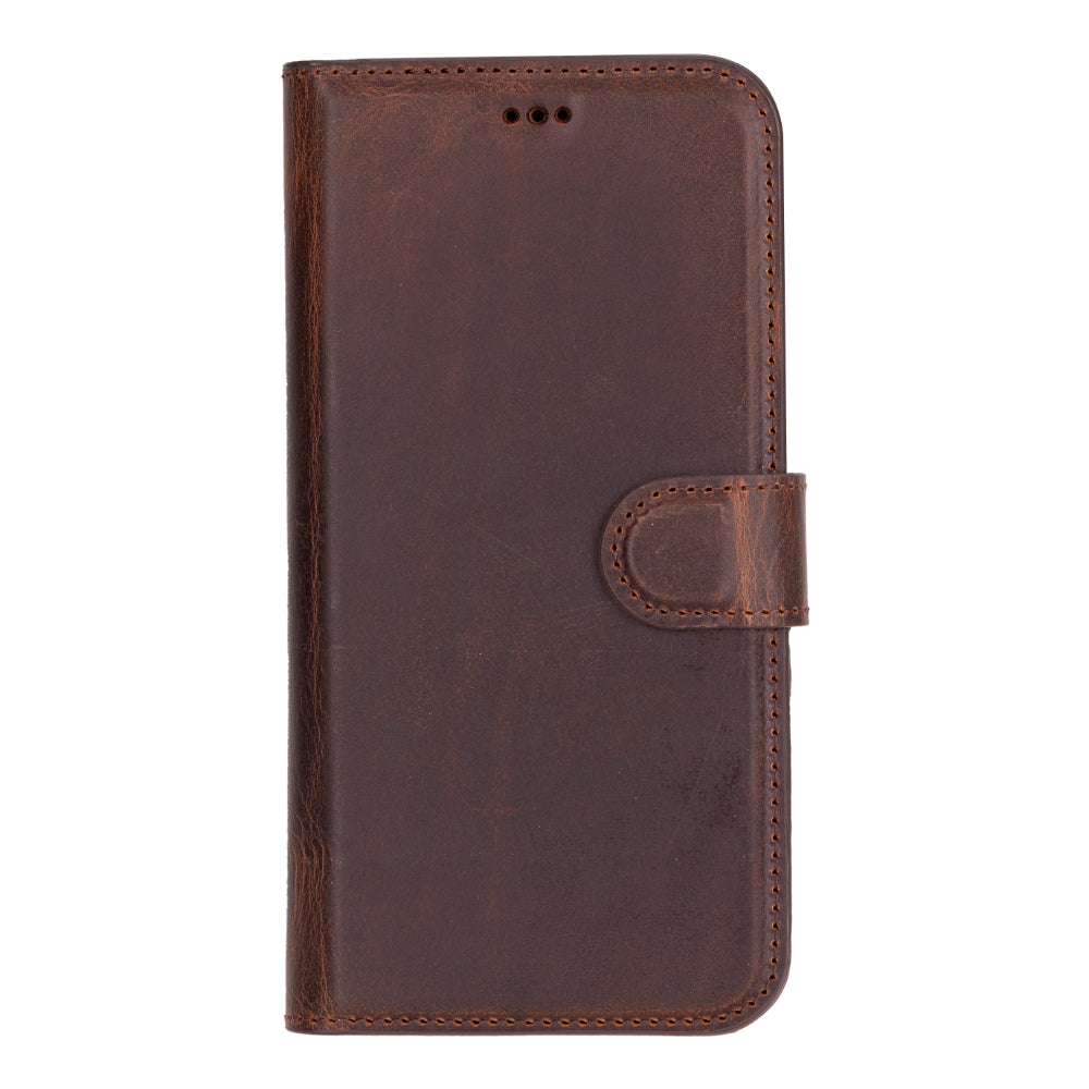 Leather iPhone 16-Plus Detachable Wallet Case