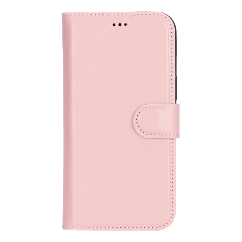 Leather iPhone 16-Plus Detachable Wallet Case
