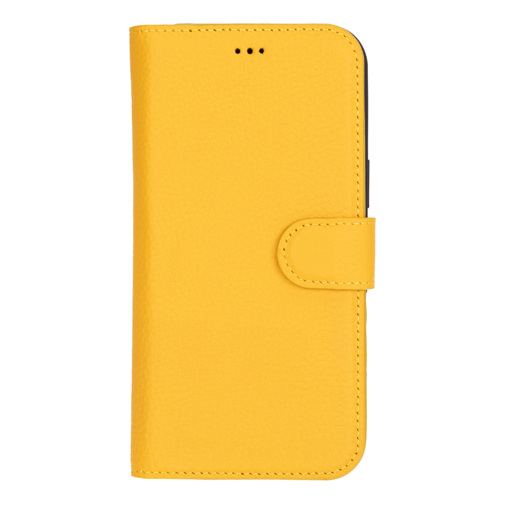 Leather iPhone 16-Plus Detachable Wallet Case