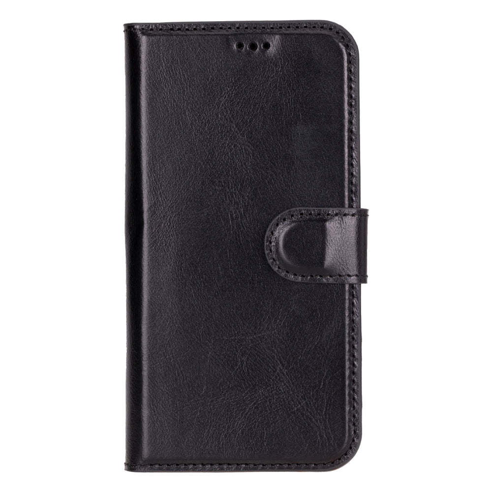 Leather iPhone 16-Plus Detachable Wallet Case