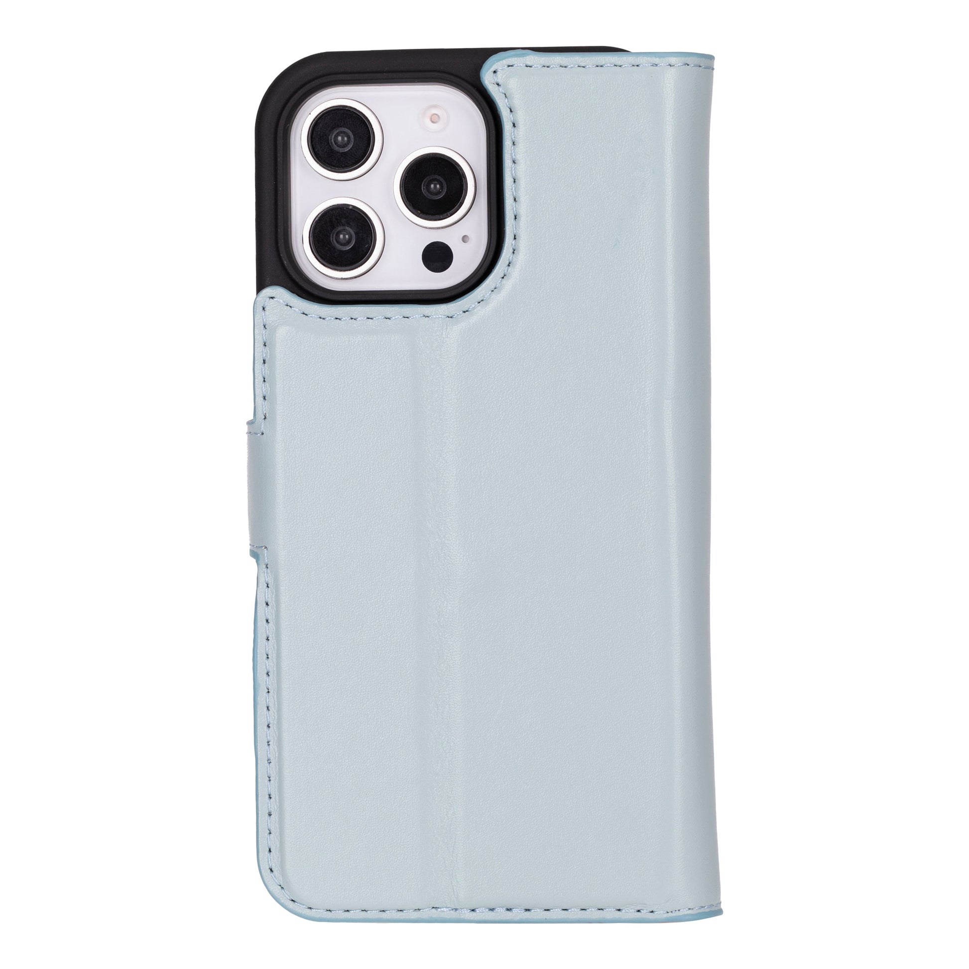 Leather iPhone 16-Pro Detachable Wallet Case