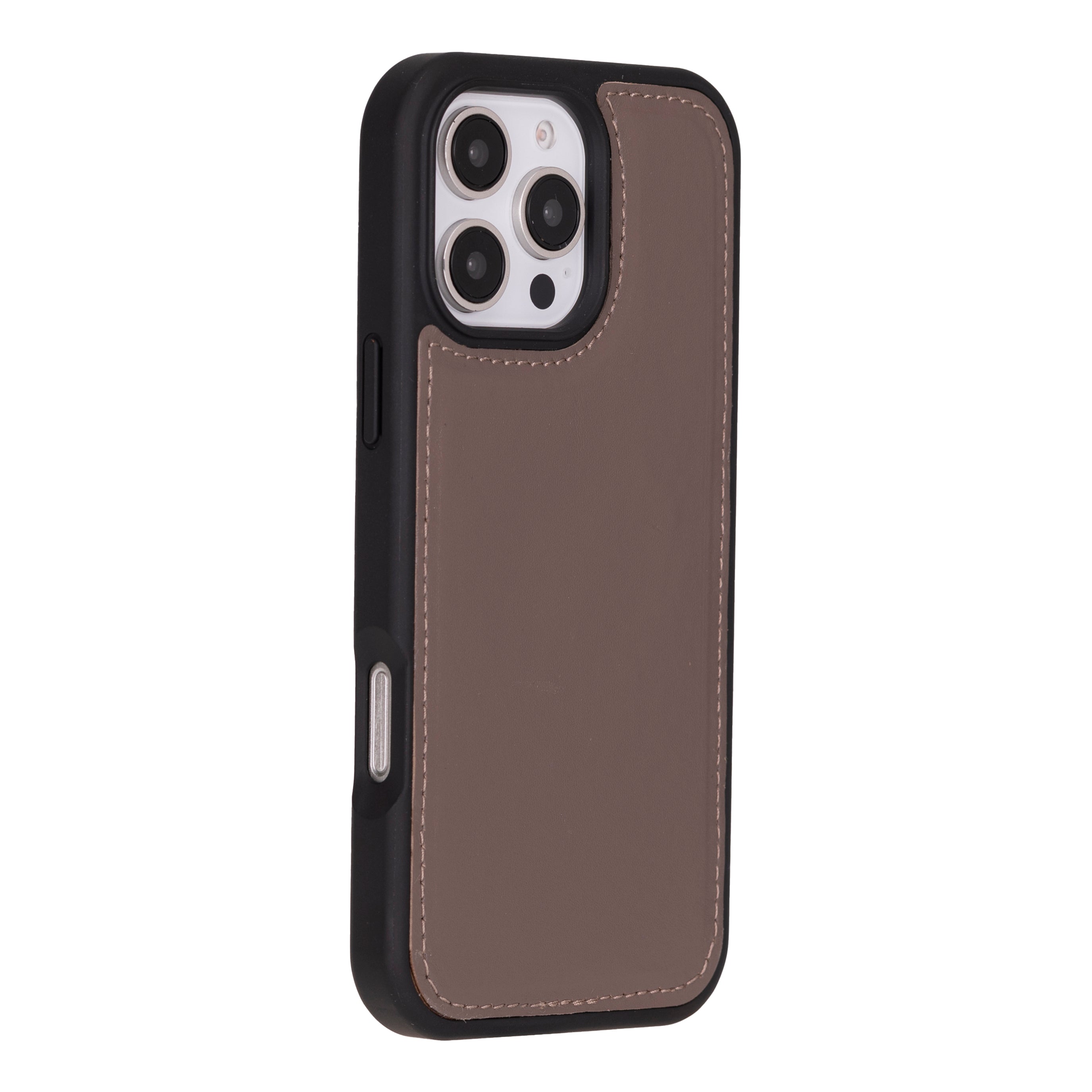 Leather iPhone 16-Pro Detachable Wallet Case
