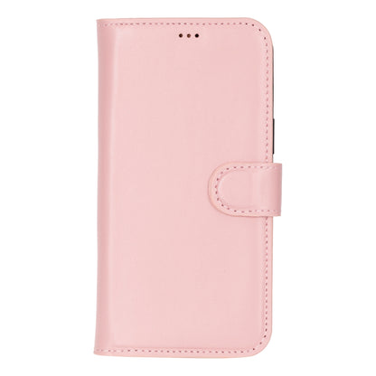 Leather iPhone 16-Pro Detachable Wallet Case