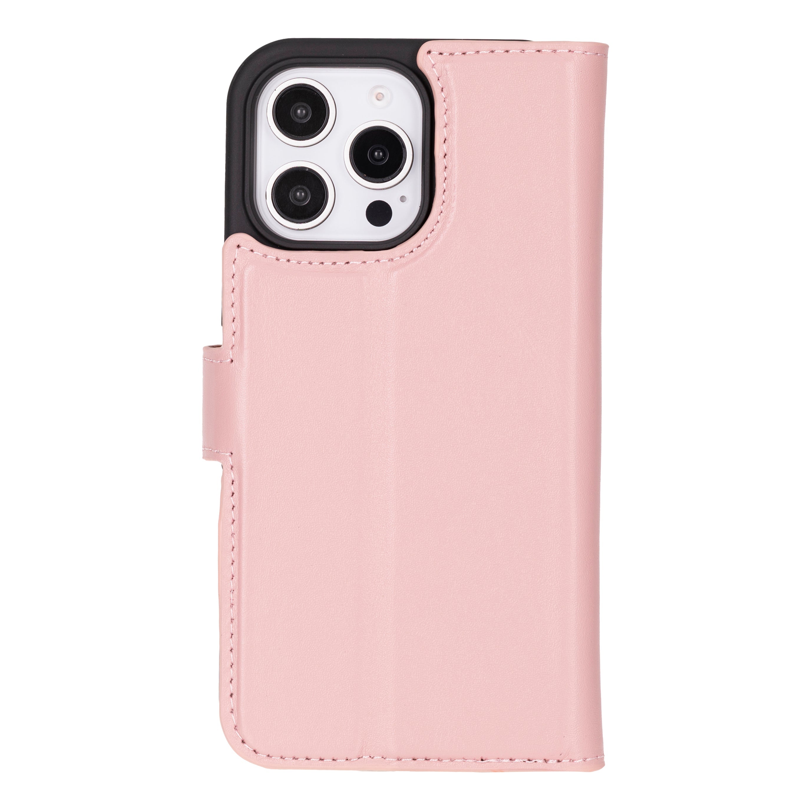 Leather iPhone 16-Pro Detachable Wallet Case