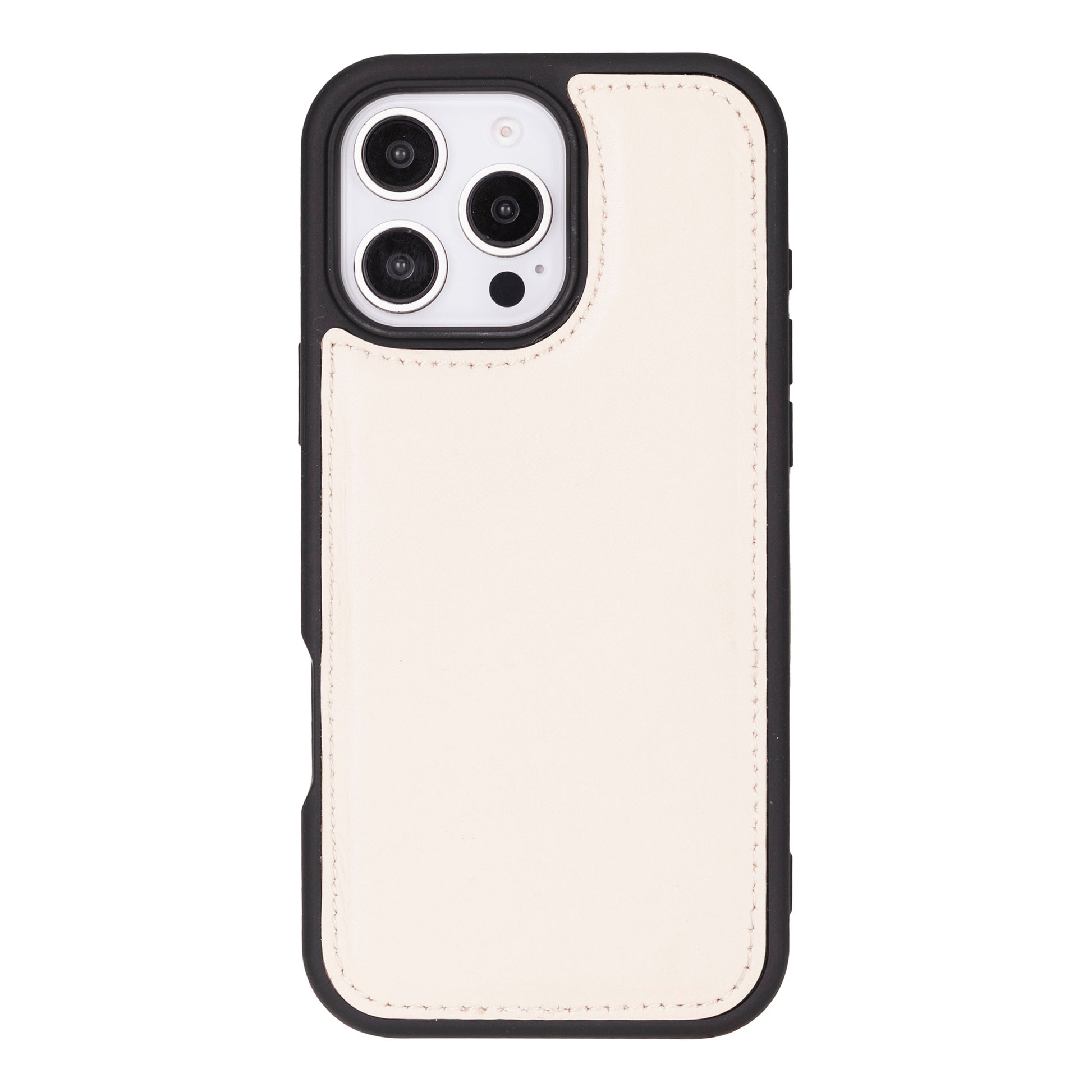 Leather iPhone 16-Pro Detachable Wallet Case