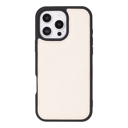 Leather iPhone 16-Pro Detachable Wallet Case