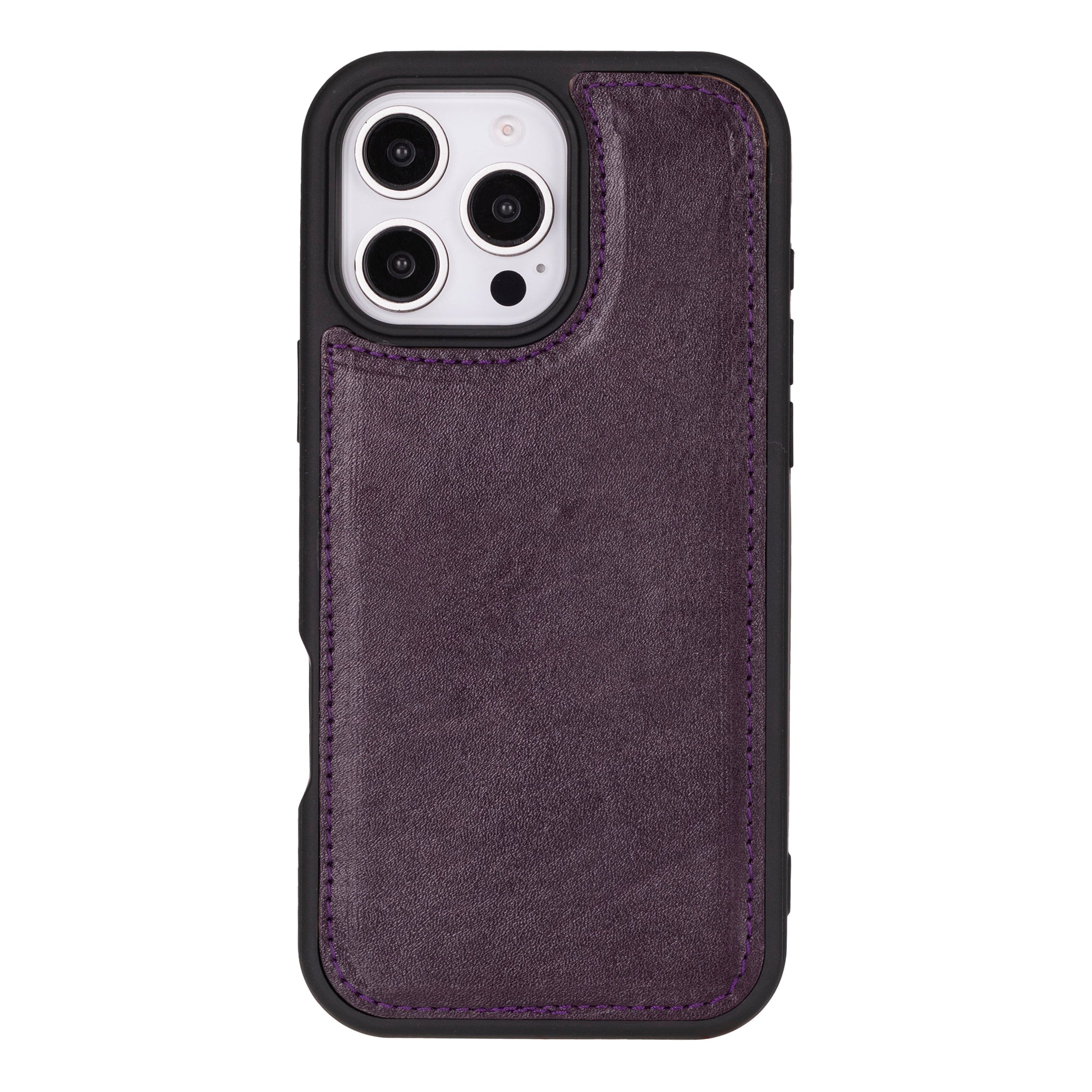 Leather iPhone 16-Pro Detachable Wallet Case