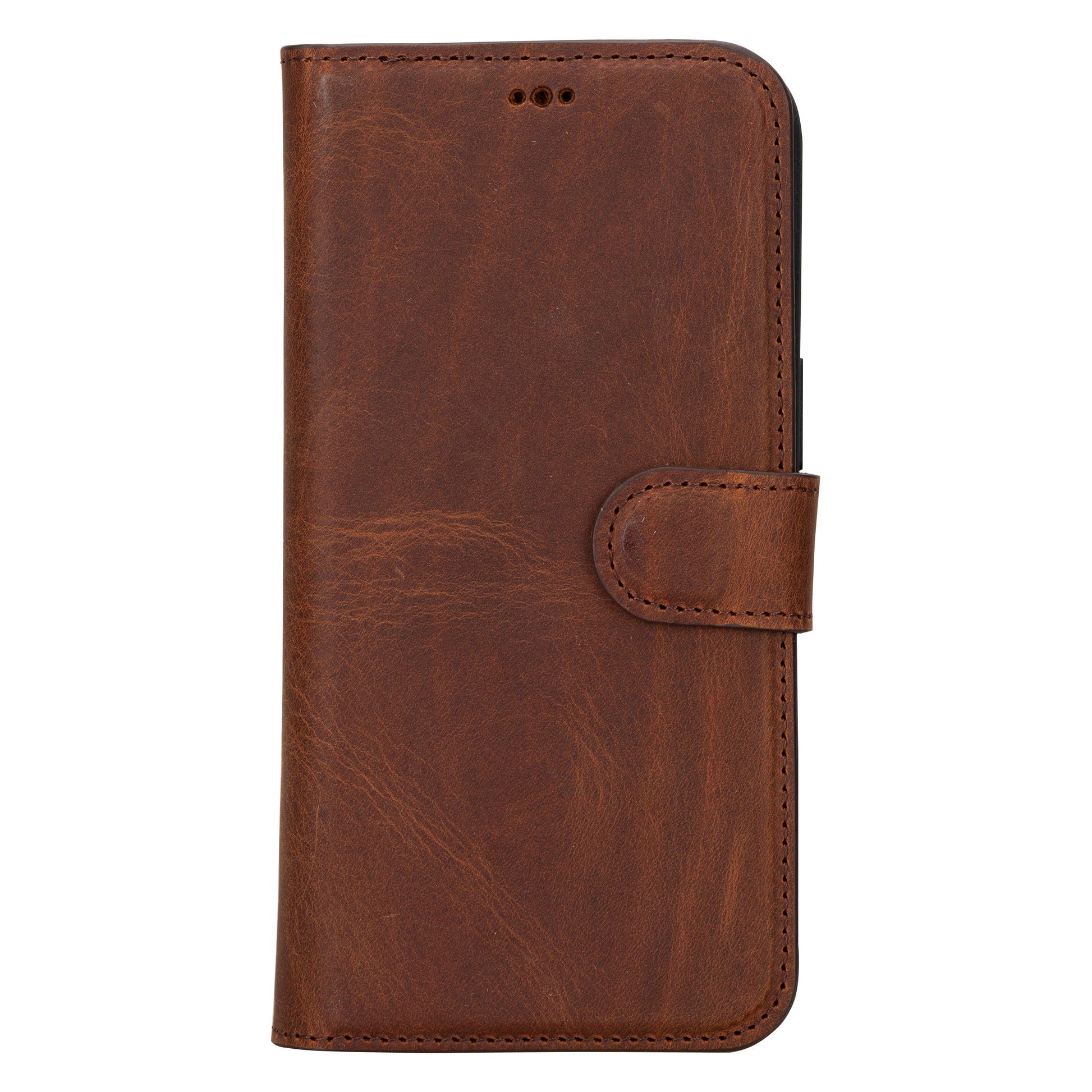 Leather iPhone 16-Pro Detachable Wallet Case