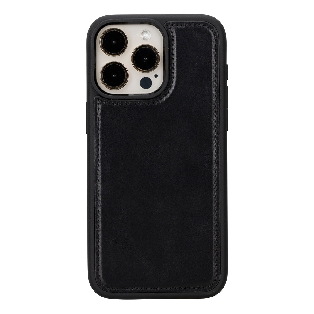 Leather iPhone 16-Pro Detachable Wallet Case