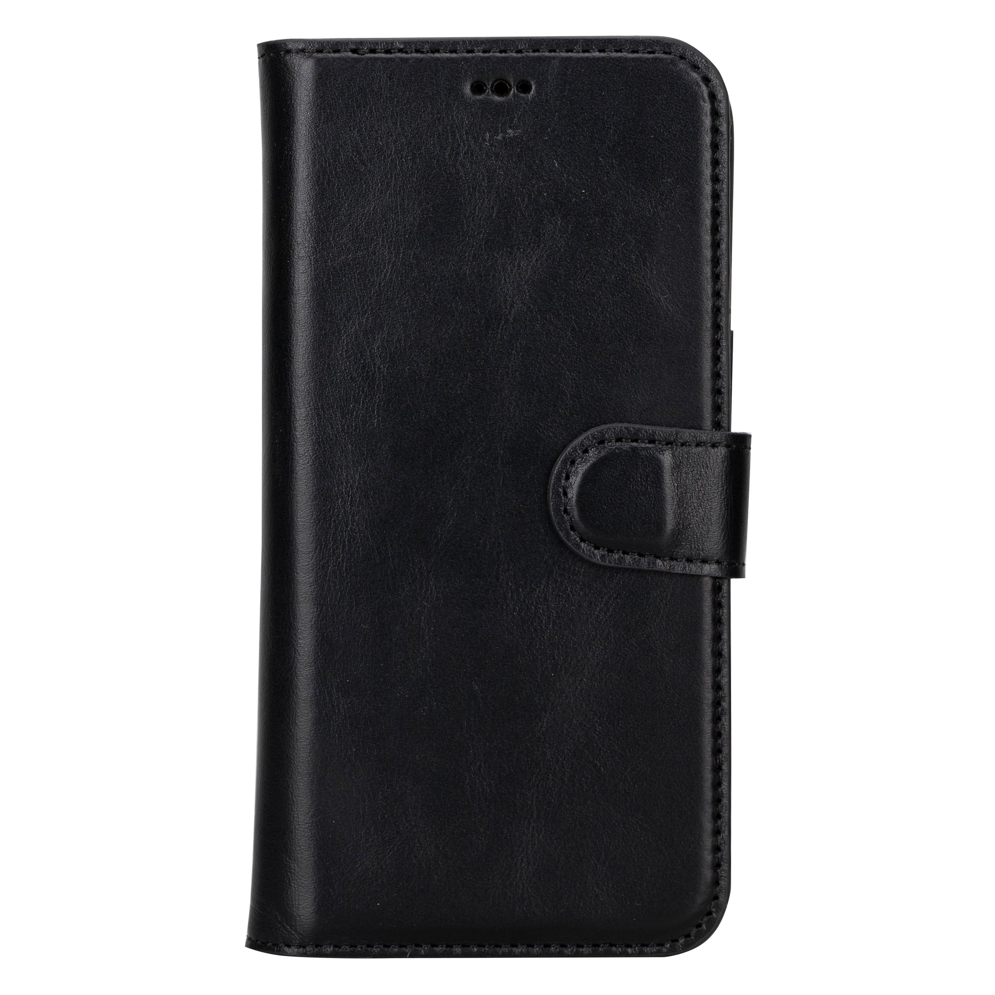 Leather iPhone 16-Pro Detachable Wallet Case
