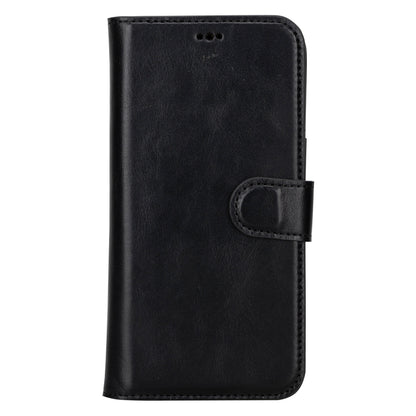 Leather iPhone 16-Pro Detachable Wallet Case