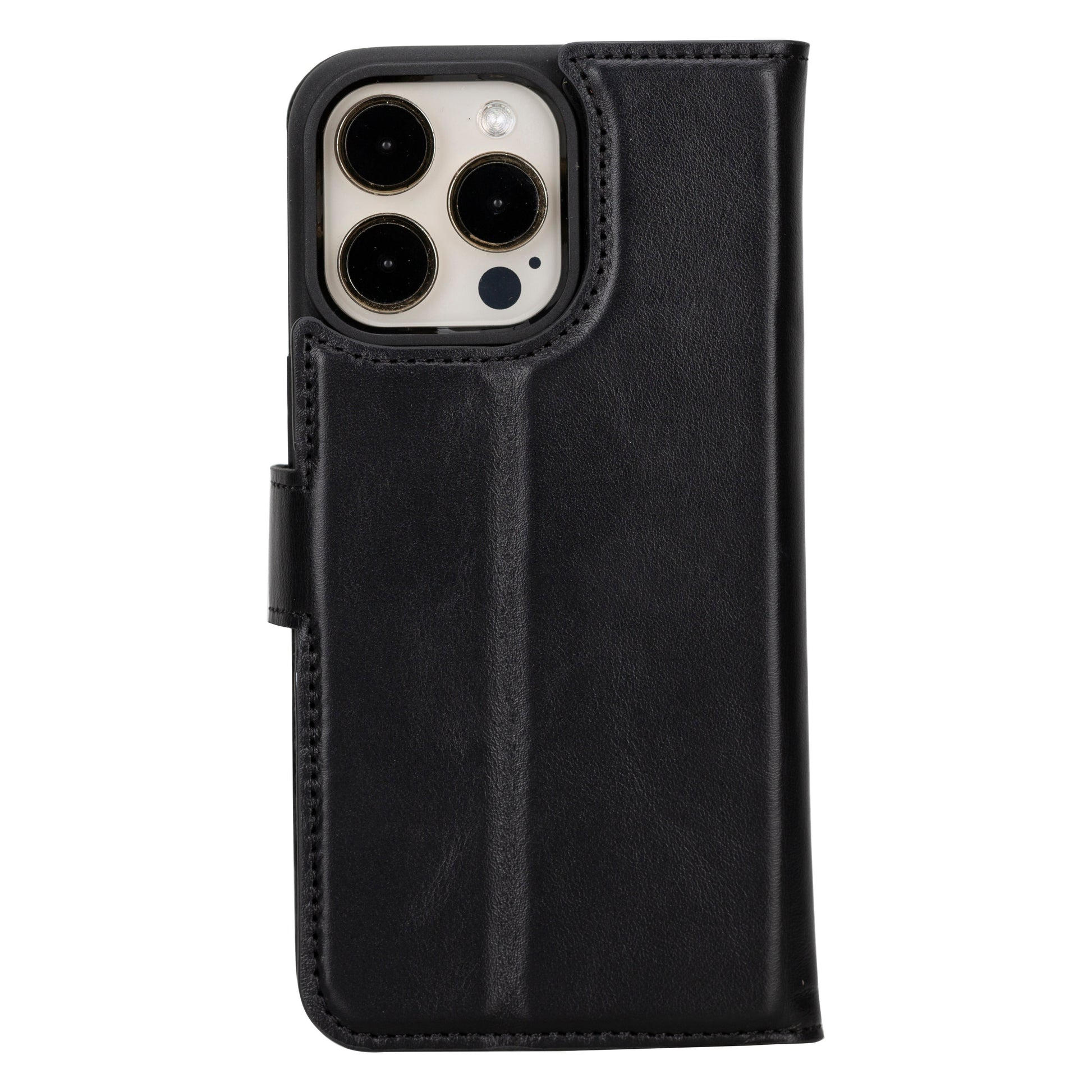 Leather iPhone 16-Pro Detachable Wallet Case