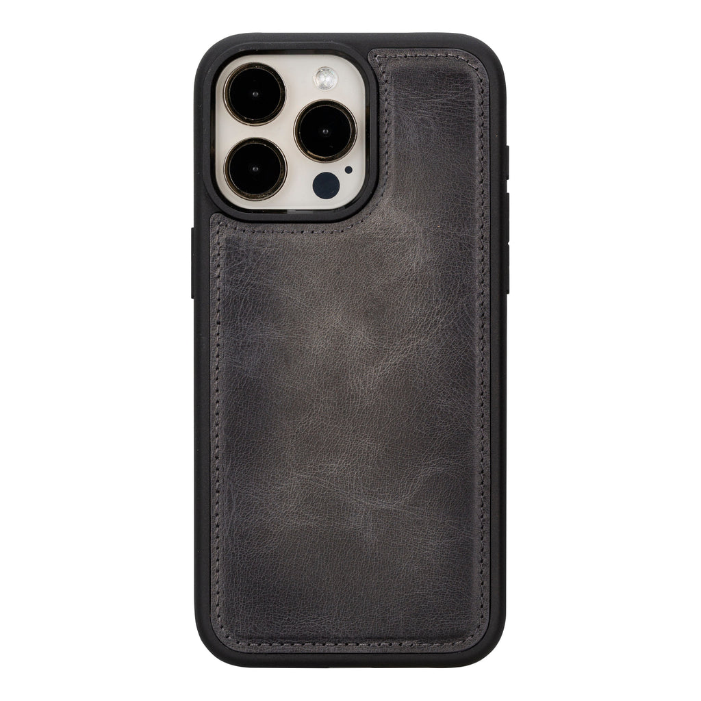Leather iPhone 16-Pro Detachable Wallet Case