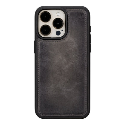 Leather iPhone 16-Pro Detachable Wallet Case