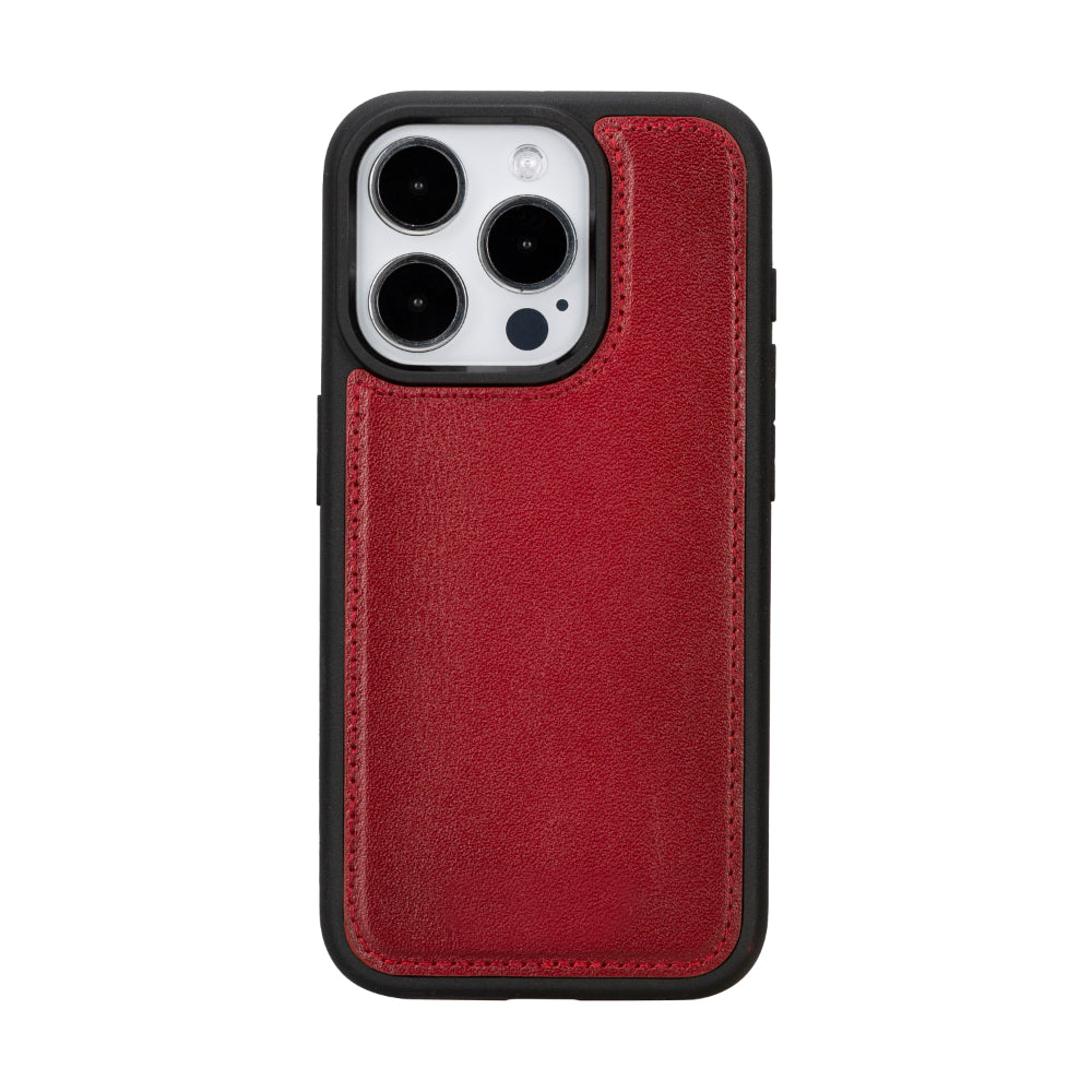 Leather iPhone 16-Pro Detachable Wallet Case