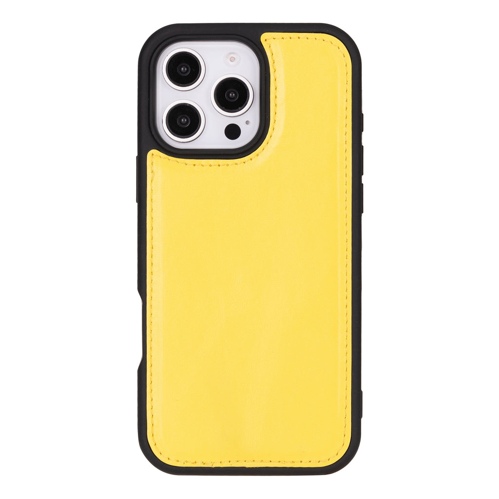 Leather iPhone 16-Pro Detachable Wallet Case