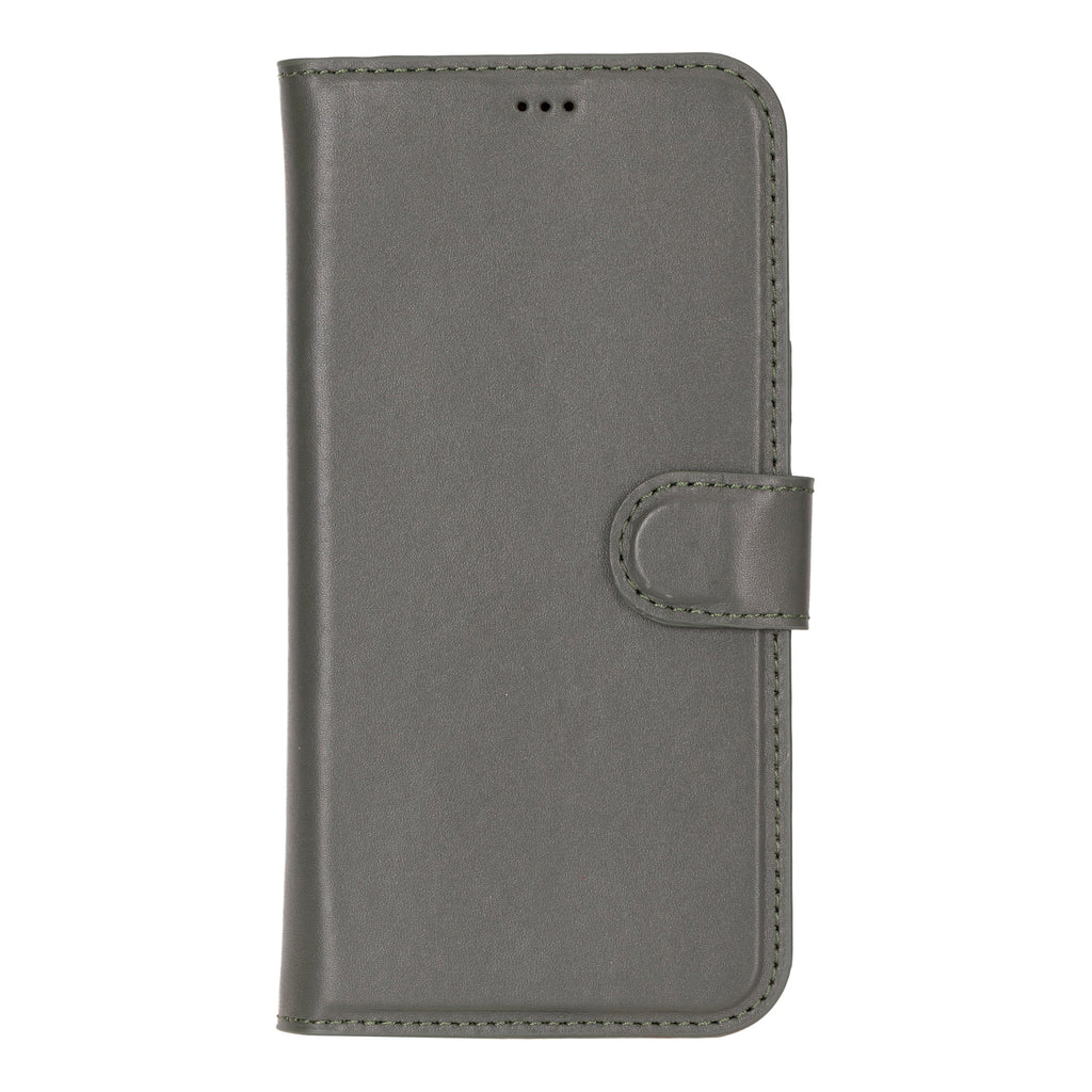 Leather iPhone 16-Pro Detachable Wallet Case