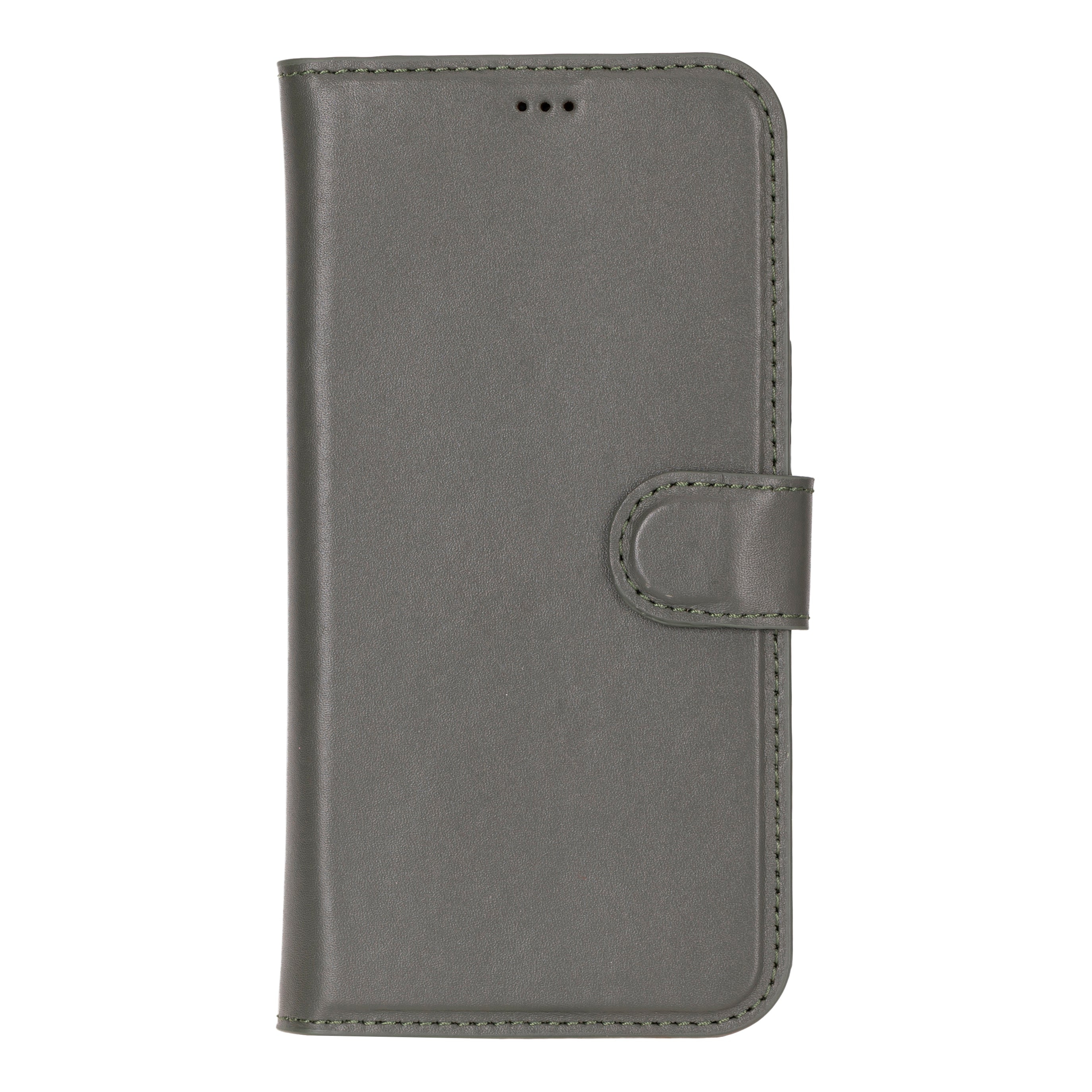 Leather iPhone 16-Pro Detachable Wallet Case
