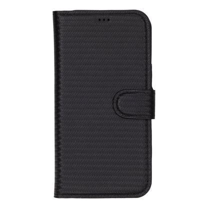 Leather iPhone 16-Pro Detachable Wallet Case