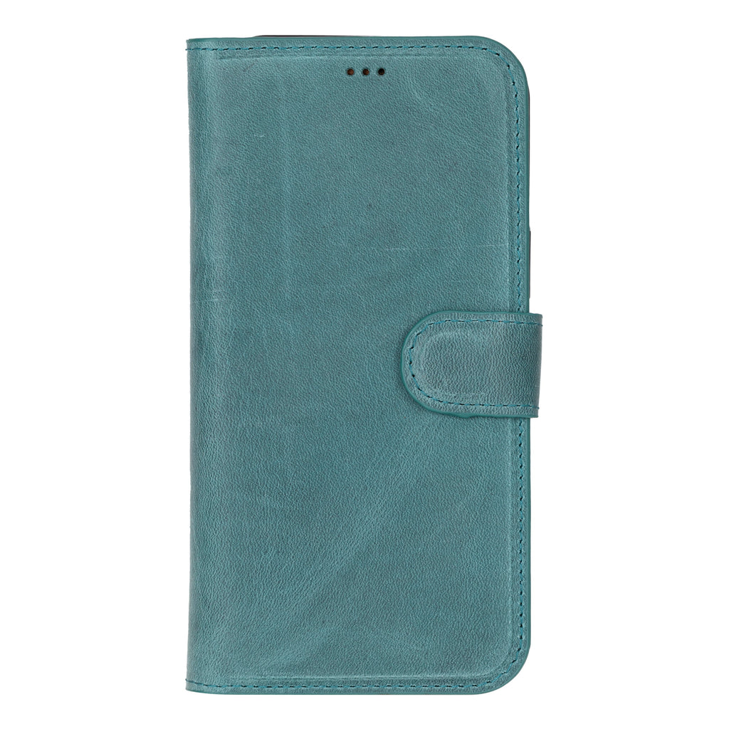 Leather iPhone 16-Pro Detachable Wallet Case