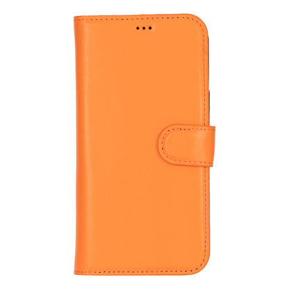 Leather iPhone 16-Pro Detachable Wallet Case